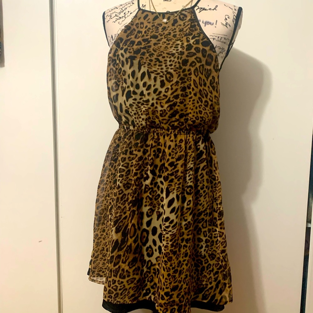 Forever 21 animal print dress